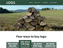 Tablet Screenshot of burningfirewoodlogs.co.uk